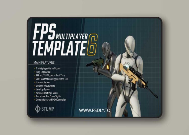 FPS Multiplayer Template v6 (5.5 & 5.6) for Unreal Engine 1 FPS Multiplayer Template v6 (5.5 & 5.6)