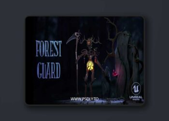 Forest Guardian Low-poly 3D Model