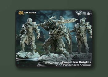 Forgotten Knights – Vine Possessed Armour – 3D Print Model
