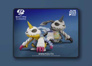 Gabumon Mini – 3D Print Model