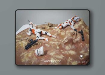 General Grievous Diorama STL 3D print Model