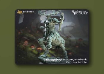 Gungnir of House Jernbark – Centaur Noble – 3D Print