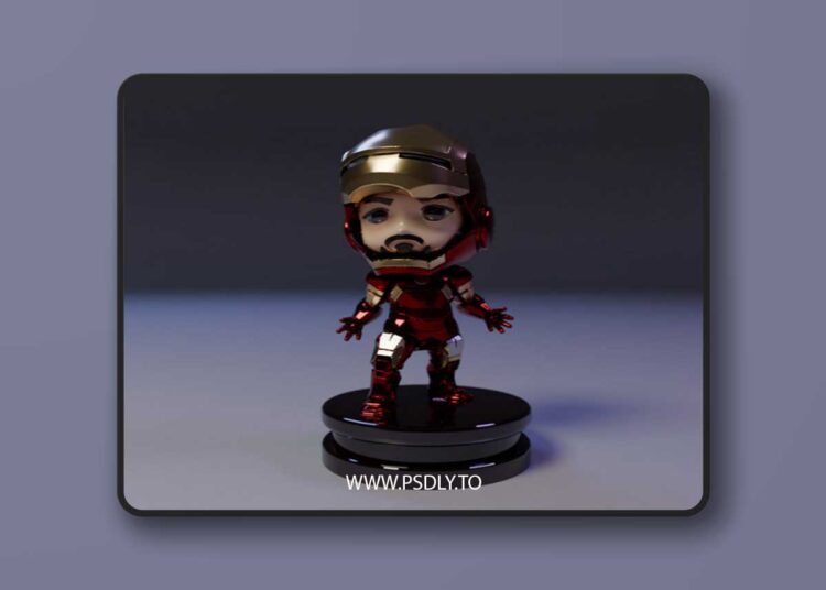 Ironman Chibi – 3D Print Model 1 Ironman Chibi – 3D Print Model