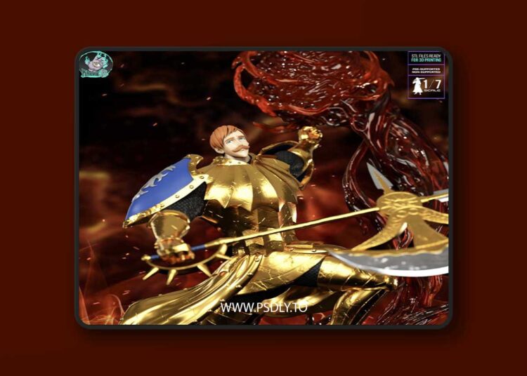 Kaidan – Seven Deadly Sins – Escanor – 3D Print 1 Kaidan – Seven Deadly Sins – Escanor – 3D Print