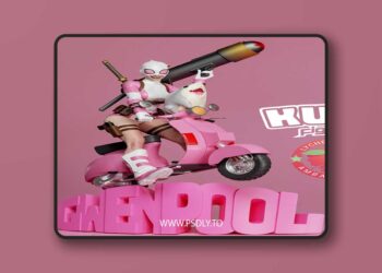 KuGo Figures – Gwenpool – 3D Print