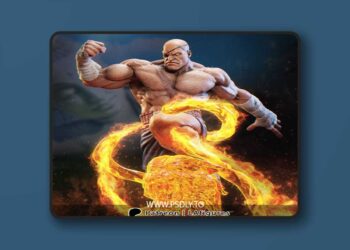L.A. Figures – Sagat – Street Fighter – 3D Print Model STL