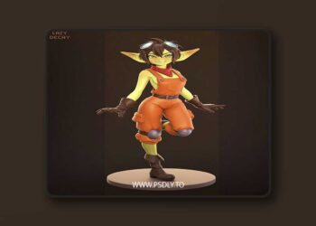 Lazy Decay – Gabi from Gabital Comic – 3D Print