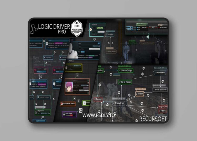Logic Driver Pro - Blueprint Editor for Dialogue, Quest, Combat & FSM Systems v2.9.3.68e018c8 (5.5) 1 Logic Driver Pro - Blueprint Editor for Dialogue, Quest, Combat & FSM Systems v2.9.3.68e018c8 (5.5)