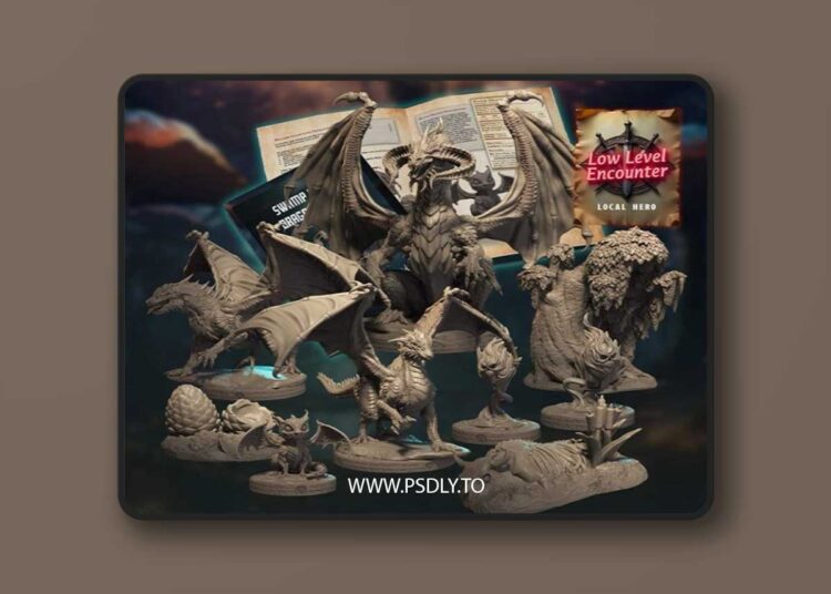 Low Level Encounter – Dragon’s Nest May 2025 – 3D Print Model STL 1 Low Level Encounter – Dragon’s Nest May 2025 – 3D Print Model STL