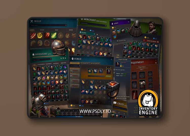 Master Inventory Engine - Crafting/Loot/Trade/Skills/HotBar v2.2 1 Master Inventory Engine - Crafting/Loot/Trade/Skills/HotBar v2.2