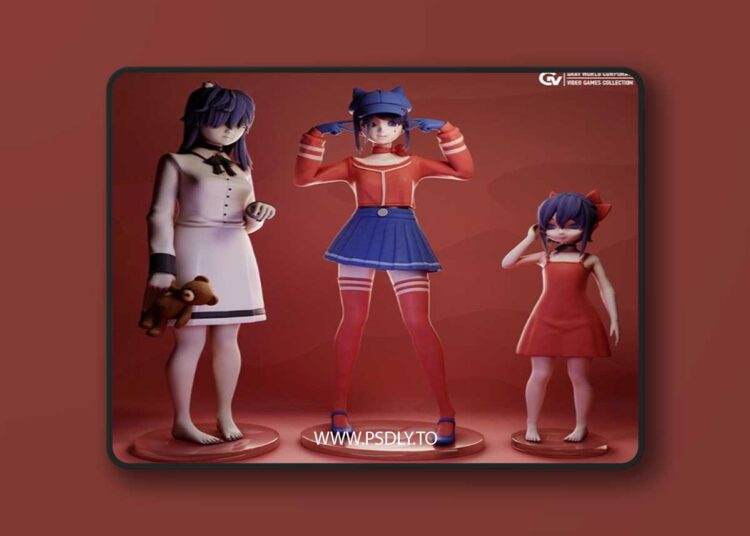 Mita 2 – MiSide – 3D Print Model STL 1 Mita 2 – MiSide – 3D Print Model STL