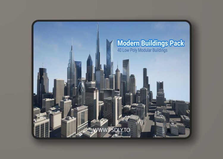 Modern Buildings Pack (5.1+) for Unreal Engine 1 Modern Buildings Pack (5.1+)