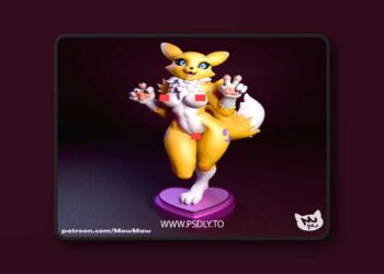 Mow Maw Sculpts – Renamon – 3D Print Model STL