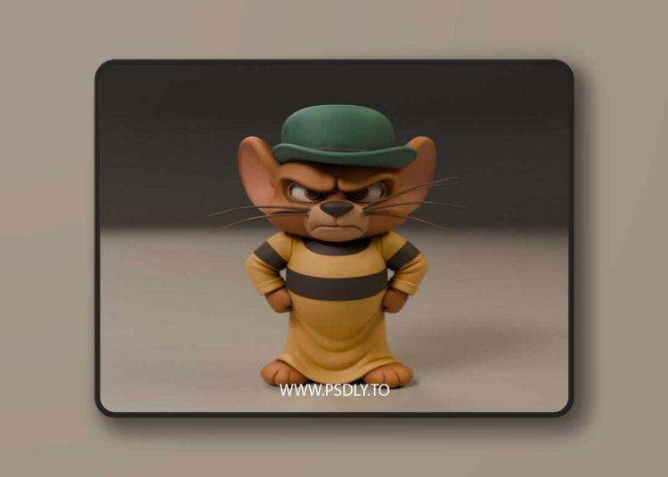 Muscles Mouse – 3D Print Model 1 Muscles Mouse – 3D Print Model