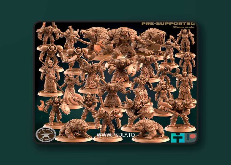 My 3D Print Forge – Orcs Tier 1 – 3D Print 1 My 3D Print Forge – Orcs Tier 1 – 3D Print