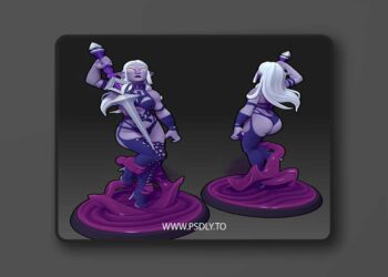 Nadya the Drow Succbus – 3D Print