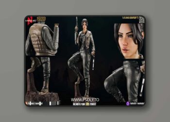 Nuskul Art – Jyn Erso-Star Wars – 3D Print Model STL