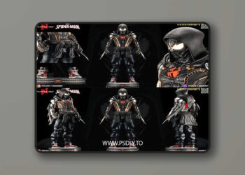 Nuskul Art – Spiderman Neo Venom Edition – 3D Print