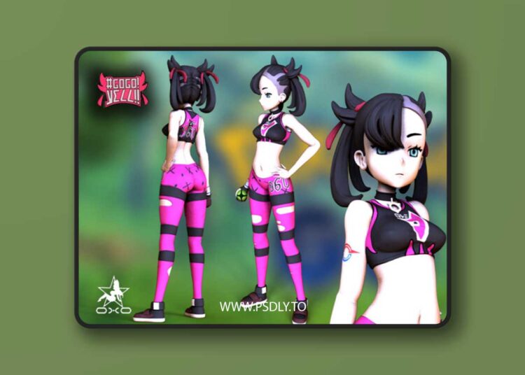 OXO3D – Marnie Pokemon – 3D Print Model 1 OXO3D – Marnie Pokemon – 3D Print Model