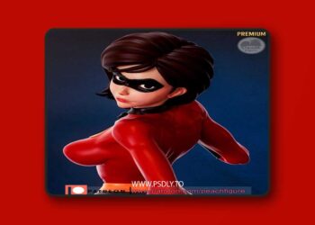 Peach Figure – Mrs. Incredible – 3D Print Model STL