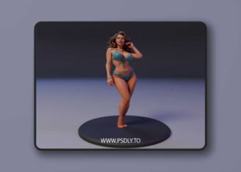 Pin-Up Bikini – 3D Print Model