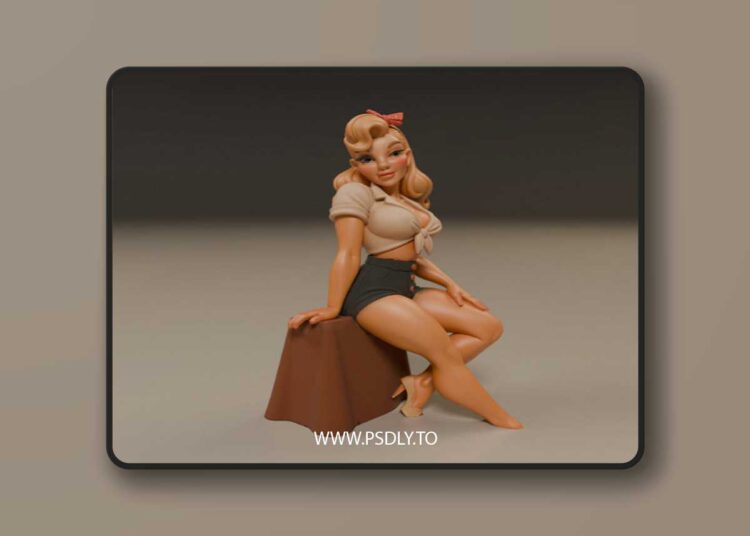 Pin-Up – 3D Print Model 1 Pin-Up – 3D Print Model