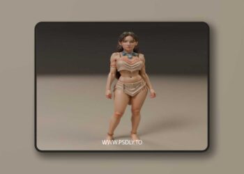 Pocahontas Pin-Up – 3D Print Model