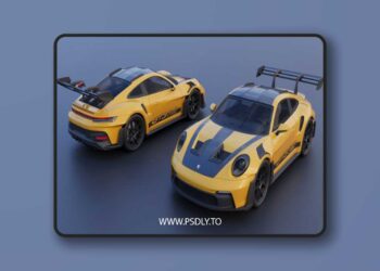 Porsche 911 GT3 RS 992 – 3D Print Model