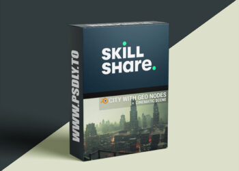 Procedural City with Geo. Nodes + Epic Batman Scene in Blender