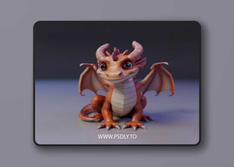 Red Dragon – 3D Print Model 1 Red Dragon – 3D Print Model