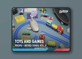 Retro 80's VOL.3 - Toys (Nanite and Low Poly) (5.4)