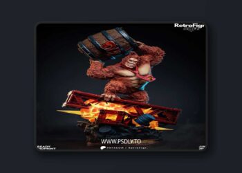 RetroFigr – Donkey Kong – 3D Print Model STL