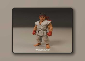 Riu – Street Fighter – 3D Print Model