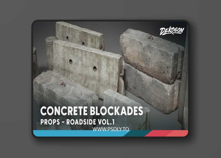 Roadside VOL.1 - Blockades (Nanite and Low Poly Versions) (5.3) 1 Roadside VOL.1 - Blockades (Nanite and Low Poly Versions) (5.3)
