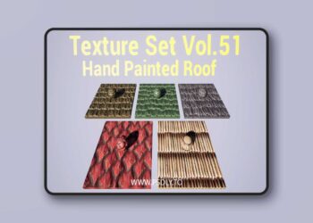 Roof Vol.51 - Hand Painted Textures