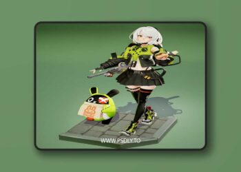 Rubim Figure – Anby Demara – Zenless Zone Zero – 3D Print Model