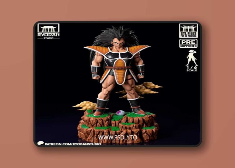 Ryodan Studio – Raditz – 3D Print Model STL 1 Ryodan Studio – Raditz – 3D Print Model STL