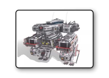 Sci-Fi Mech Low-poly 3D Model