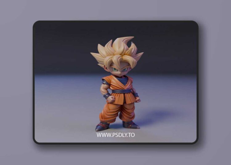 Son Goten – 3D Print Model 1 Son Goten – 3D Print Model