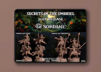 Sordane Publishing – Secrets of the Umbriel July 2025 – 3D Print Model STL