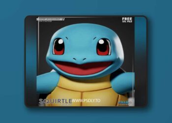 Squirtle – Pokemon – 3D Print Model STL