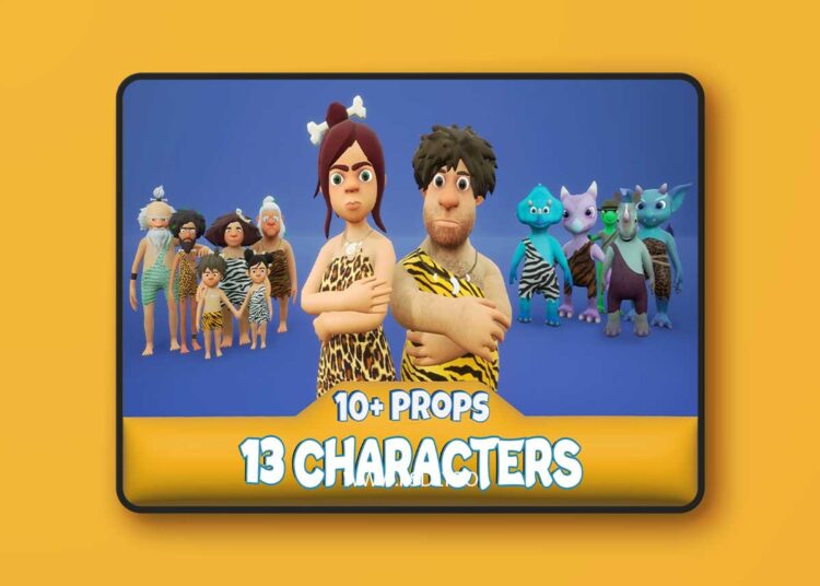 Stone Age Characters Pack (4.24 – 4.27 and 5.0 – 5.6) for Unreal Engine 1 Stone Age Characters Pack (4.24 – 4.27 and 5.0 – 5.6)