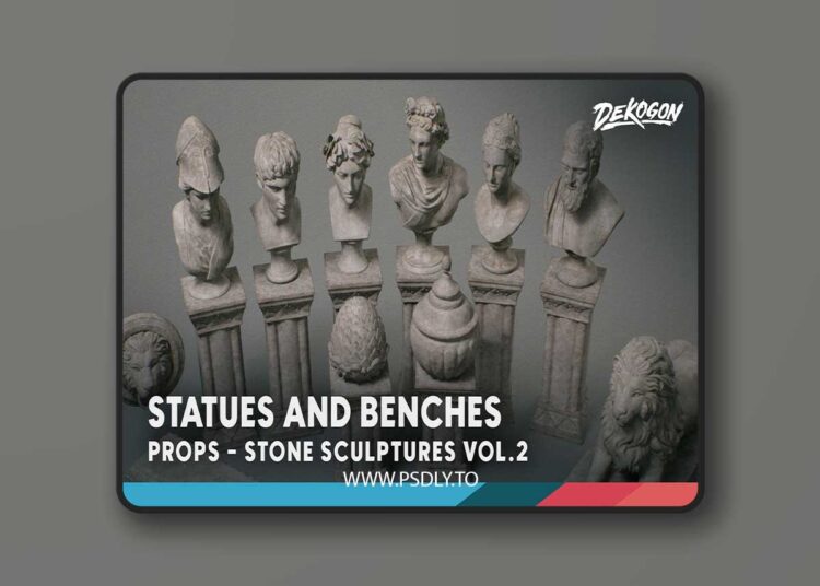 Stone Sculptures VOL.2 - Statues and Benches (Nanite + Low Poly) (5.5) 1 Stone Sculptures VOL.2 - Statues and Benches (Nanite + Low Poly) (5.5)