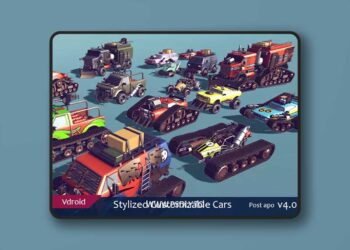 Stylized Customizable Cars post apo 4 v4