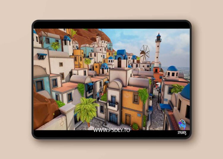 Stylized Greek Island ( Stylized Greek Island Greek Island Island Low Poly 3D ) (5.3) 1 Stylized Greek Island ( Stylized Greek Island Greek Island Island Low Poly 3D ) (5.3)