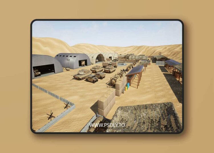 Stylized Military Base (4.27 and 5.0 – 5.6) for Unreal Engine 1 Stylized Military Base (4.27 and 5.0 – 5.6)