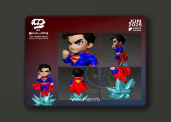 Superman Mini – 3D Print Model STL