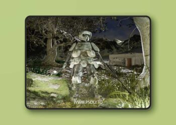 Swamp Scout Tropper Low-poly 3D Model Low-poly 3D model