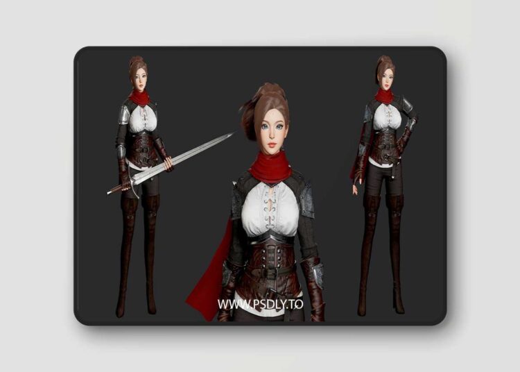 Swordswoman (4.19 – 4.27 and 5.0 – 5.6) for Unreal Engine 1 Swordswoman (4.19 – 4.27 and 5.0 – 5.6)