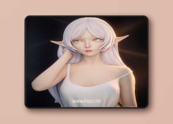 Sylviana sculpt – Frieren – 3D Print Model STL